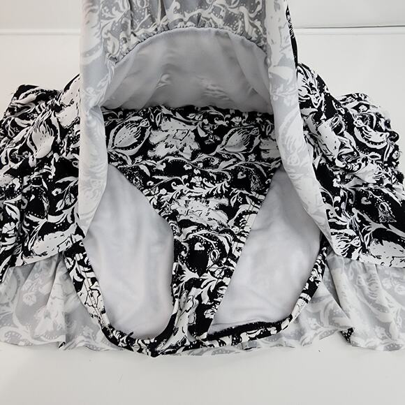 NWT Kenneth Cole Swimsuit Bikini Skirted Bottom ONLY Women’s L Floral Ruffle - Picture 9 of 9